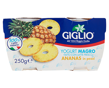 Yogurt Magro all'ananas in pezzi
